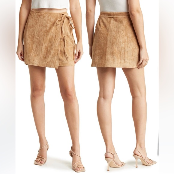 Blank NYC Dresses & Skirts - Blank NYC Tan Mini Skirt